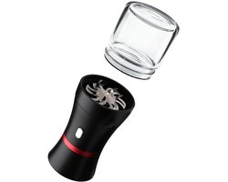 Elektrische Koffiemolen - USB Oplaadbare Koffiebonen Maler - 1 Stuks Glazen Maalkamer - Compact Ontwerp - Koffiemolen Electrisch - Koffie Maler - Draagbaar - Dagelijks Gebruik - Voor Thuis En Onderweg - Eenvoudig Te Vullen - Snelle Maalderij