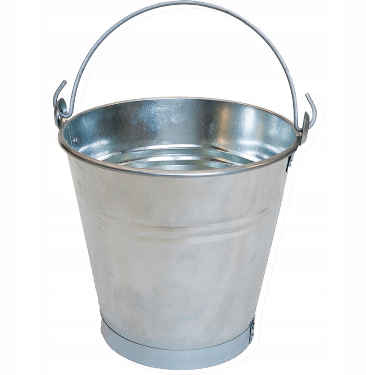 10L Verzinkte Tuin- en Bouwemmer met Handvat
