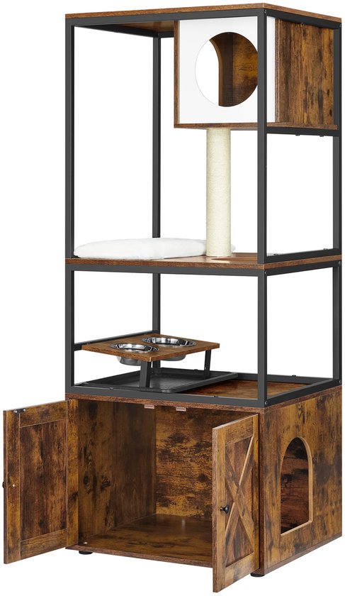 Kerstboom, kattenhuis, bouwpakket, materiaalset voor het