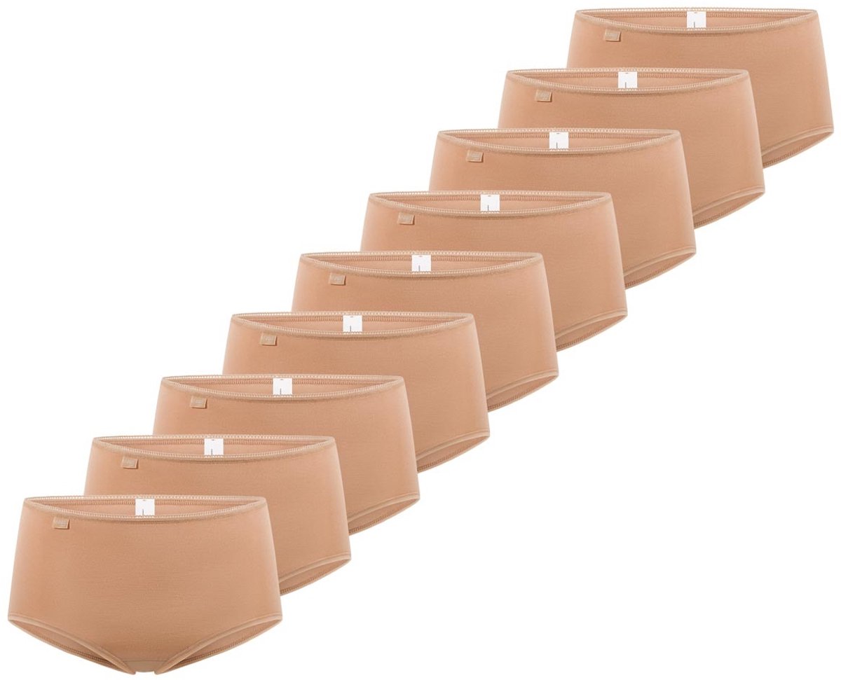 sloggi Dames midi slip 9 pack 24/7 Cotton