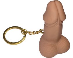 Humoristische Silicone Penis Sleutelhanger – Grappige Cadeau-Gadget voor Vrijgezellenfeesten & Vrienden