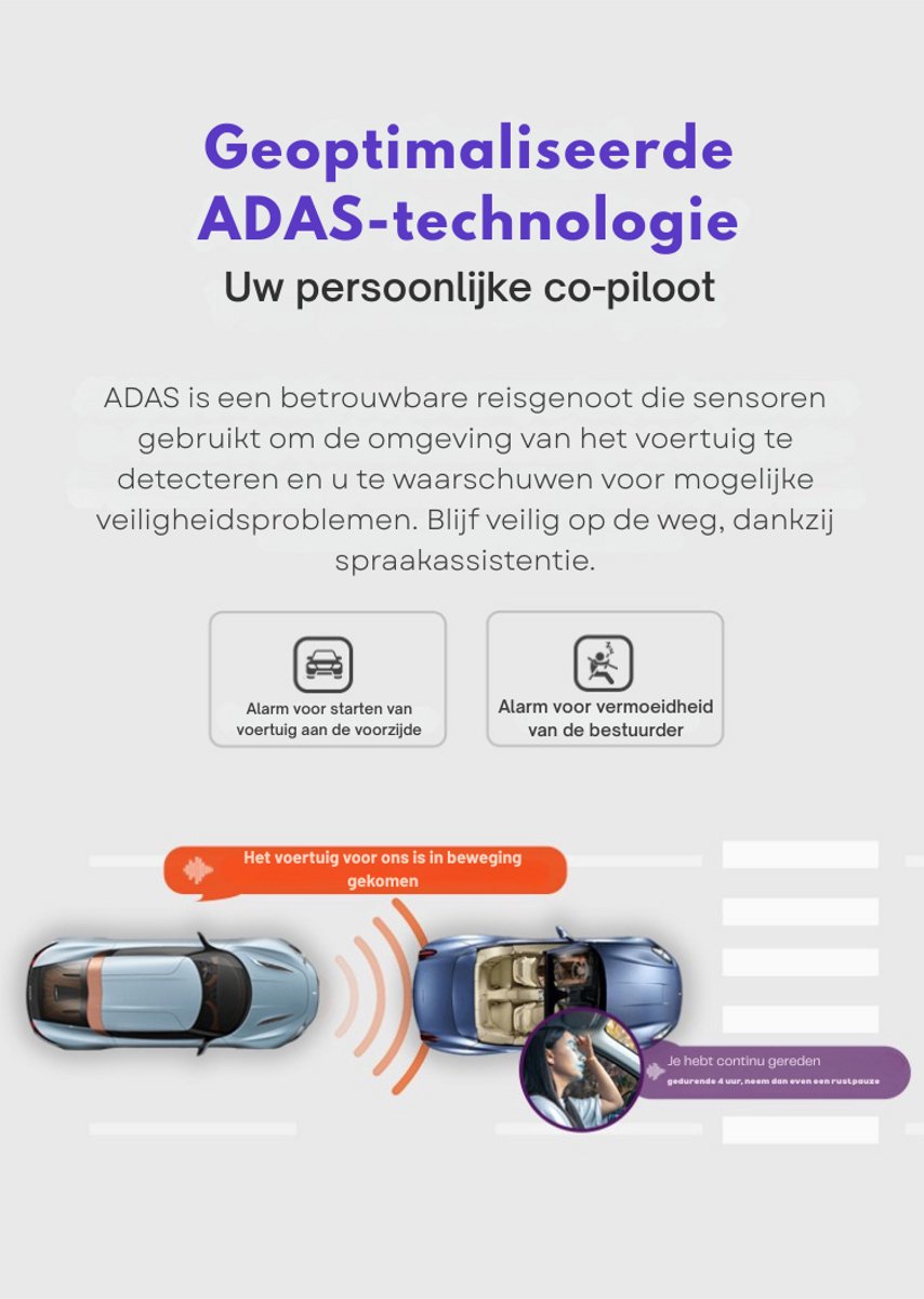 Dashcam Auto met 4K Camera Voor en Achter met 64GB SD Kaart - GPS - Dual Dashcam - DDPAI N5 – foto 6