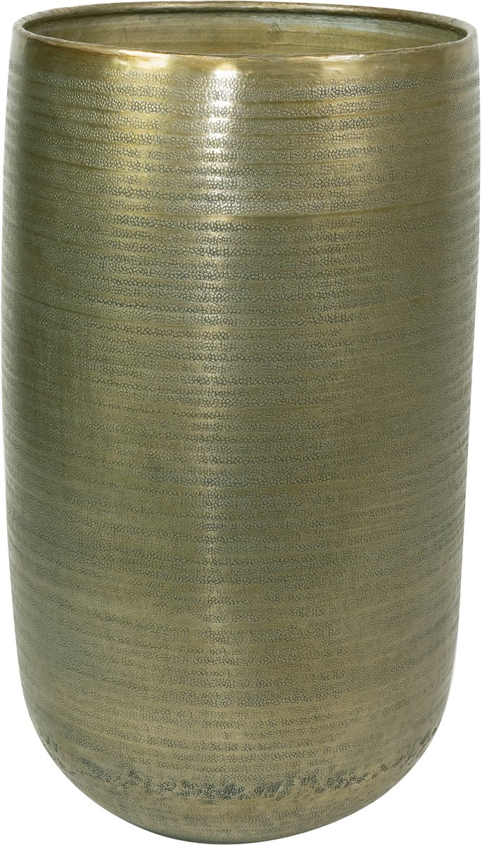 Ter Steege Bloempot Aluminium Groen D 38 cm H 62 cm