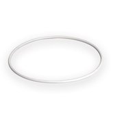 Haardafdichting, zelfklevend, 2,5 m, ø 10 x 2 mm, plat koord, afdichtingstape, deurafdichting