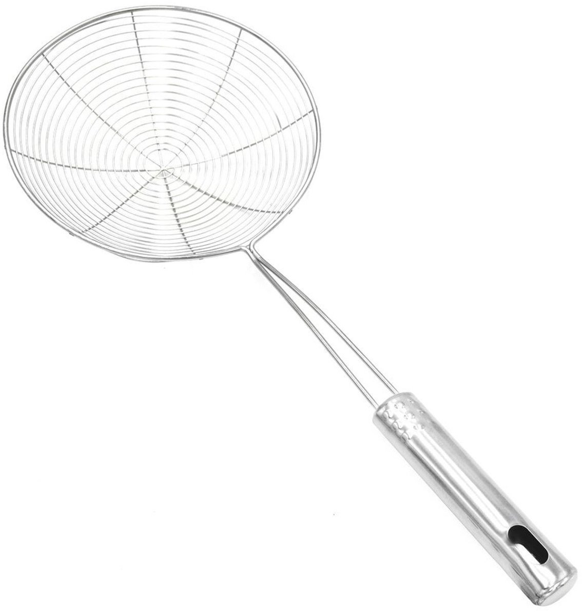 Orion - Stalen Schuimspaan - 35 cm - Ergonomische Handgreep - Vaatwasmachinebestendig