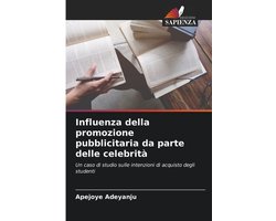 Influenza della promozione pubblicitaria da parte delle celebrità