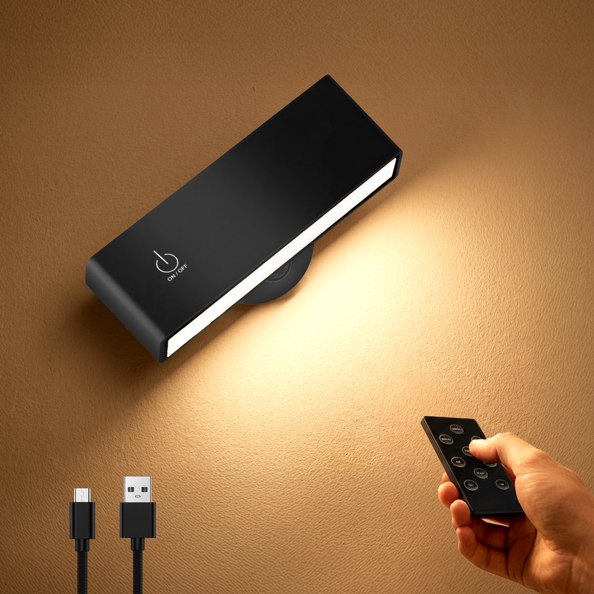 MAXXILED Oplaadbare Wandlamp