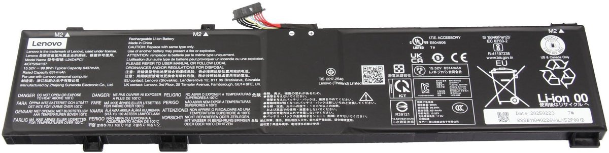 Lenovo 5B11Q40229 Batterij - 99,9Wh