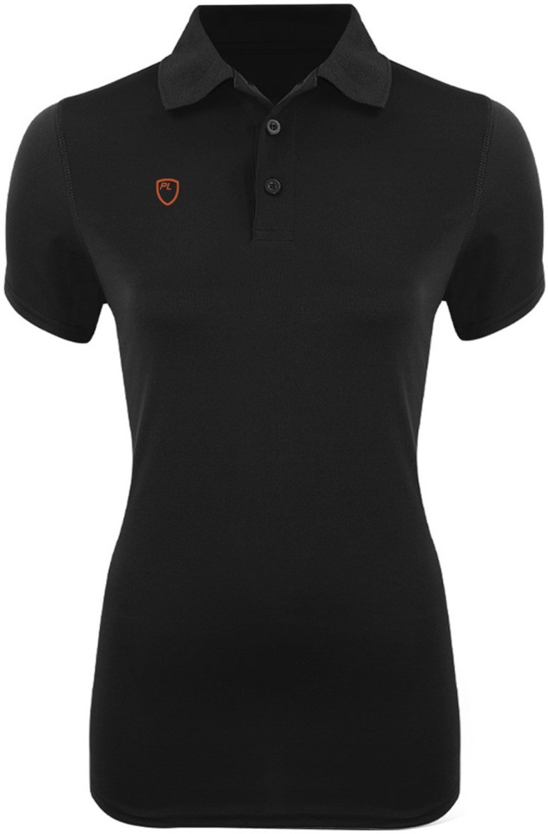 Damespoloshirt Playerlayer Victory Zwart - S