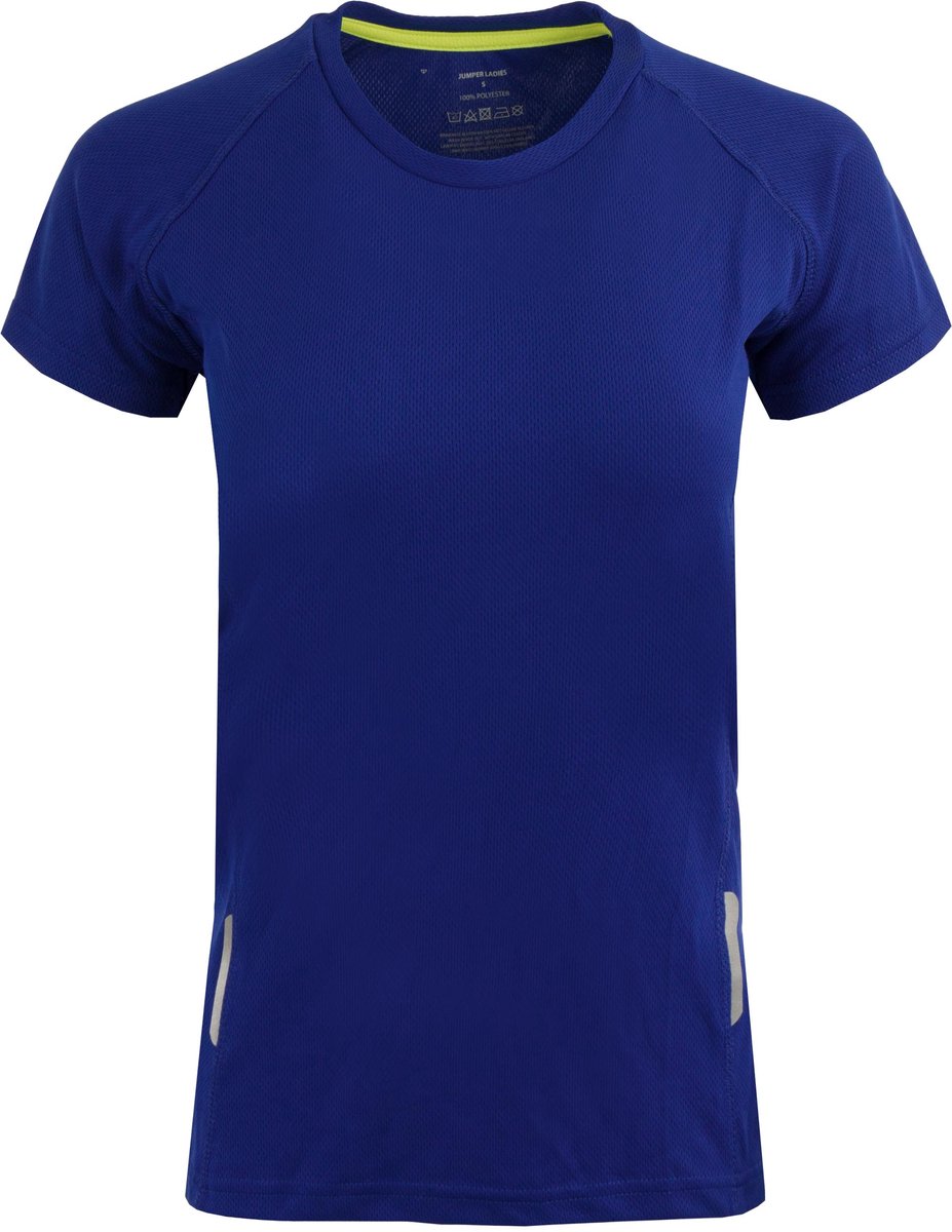 Sport T-shirt Trui Dames Kobaltblauw - XS