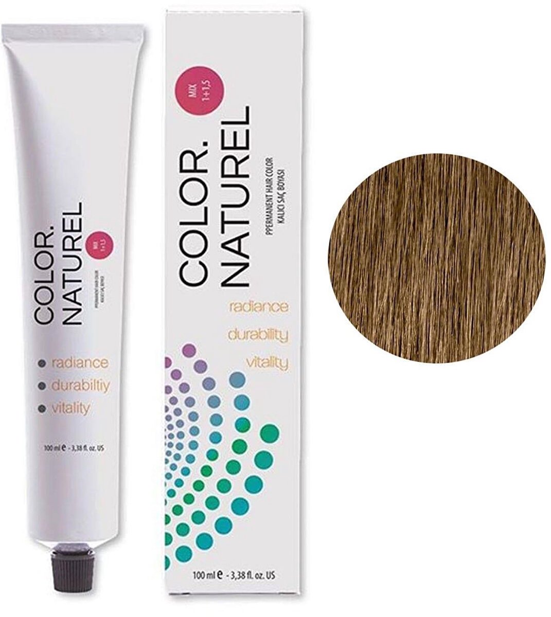 Color Naturel Permanente Haarkleur 100 ml 6.31 Donker Goudbruin