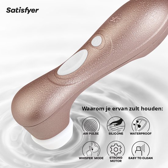 Satisfyer Pro 2 Next Generation - Luchtdrukvibrator met 11 intensiteitsniveaus - waterdicht