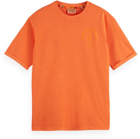 Scotch & Soda Garment Dye Artwork T-shirt T-shirt pour hommes - Taille S