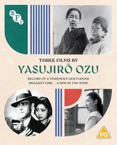 Three Films by Yasujirō Ozu - Dragnet Girl/Record of a Tenement Gentleman/A Hen in The Wild - Blu-ray - Import