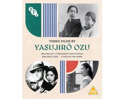 Three Films by Yasujirō Ozu - Dragnet Girl/Record of a Tenement Gentleman/A Hen in The Wild - Blu-ray - Import