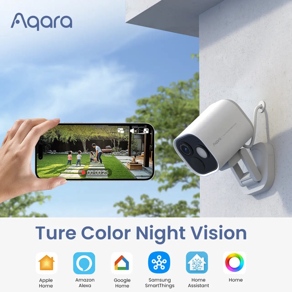Aqara G5 Pro Beveiligingscamera 2K met Nachtzicht - afbeelding 3