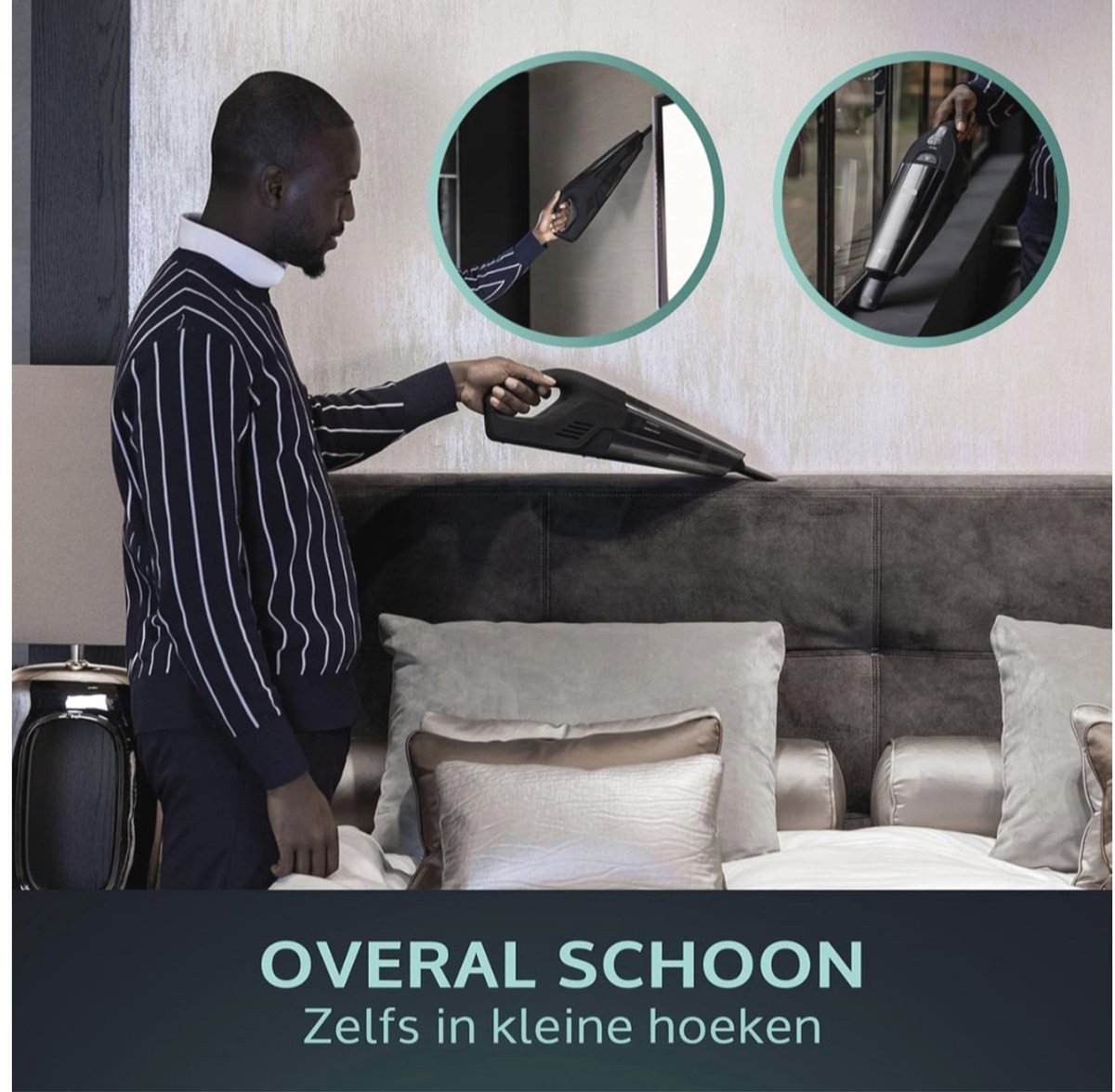 Kruimeldief Snoerloos Draadloze Handstofzuiger - afbeelding 3