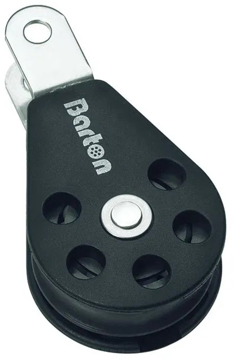 Barton Marine Enkele Vaste Katrol Met Verwijderbare Borgpen 385kg 10 Mm Zilver 45 x 97 mm