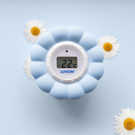 LUVION® - Bad/kamerthermometer - Blauwe thermometer van Luvion — afbeelding 2