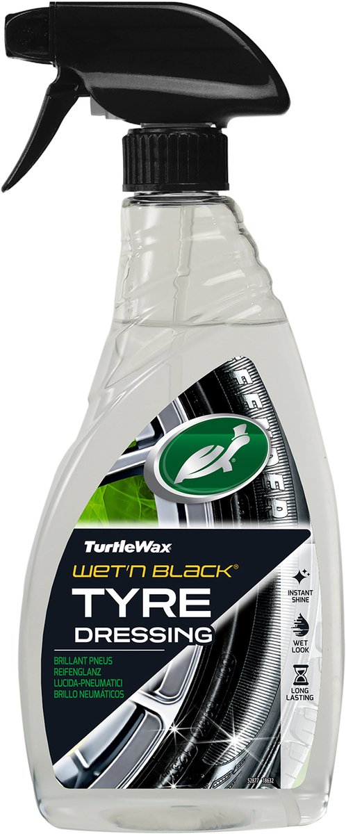 2x Turtle Wax Wet ‘N Black Bandencoating 500 ml
