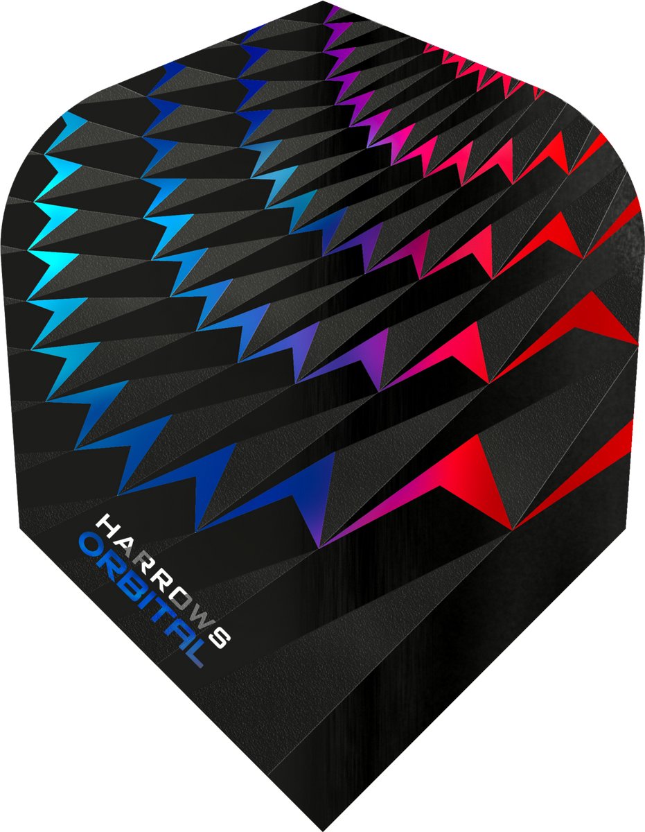 Harrows Orbital Aqua/Red - Dart Flights