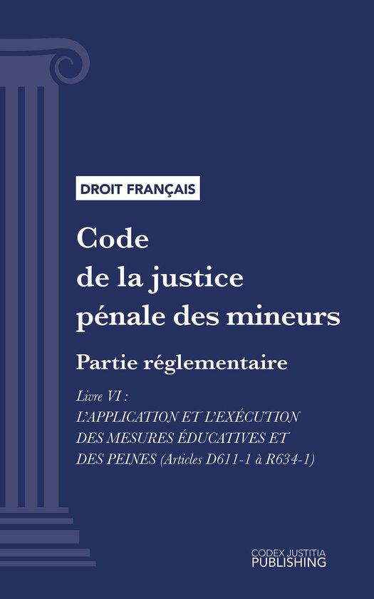 Code de la justice pénale des mineurs - cover