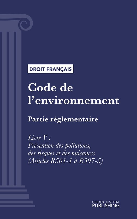 Code de l'environnement - cover