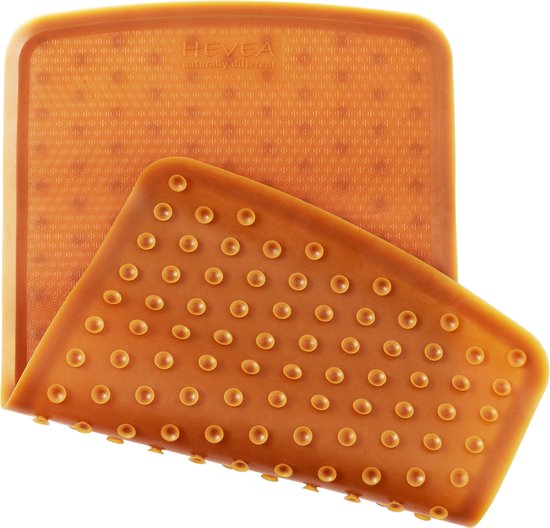 HEVEA Antislip Badmat |100% natuurrubber |Bruin|