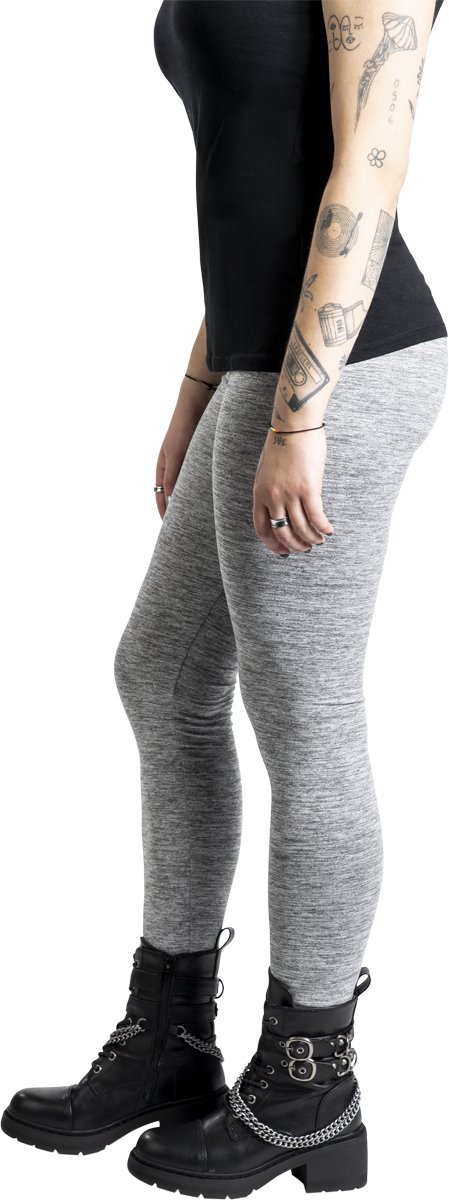 R.E.D. Rock-Engineered Design Grijze high-rise legging - Dames - M — cadeau in Cadeau-ideeën - foto 7