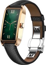 ICE-WATCH - Ice Smart TKS 2.0 Rose-Gold Cognac Croco - Montre connectée Rose -Gold pour Femme avec Bracelet en Cuir - 025383 (1,41 Pouces