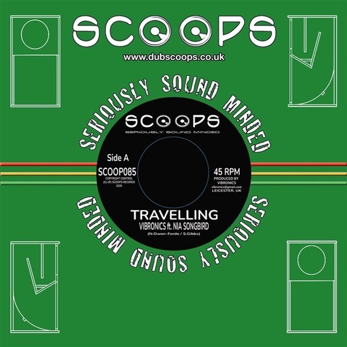 Vibronics Ft. Nia Songbird - Travelling/Revenge (10" LP)