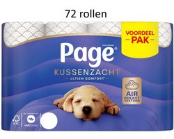 Toiletpapier Page Kussenzacht - 72 Rollen