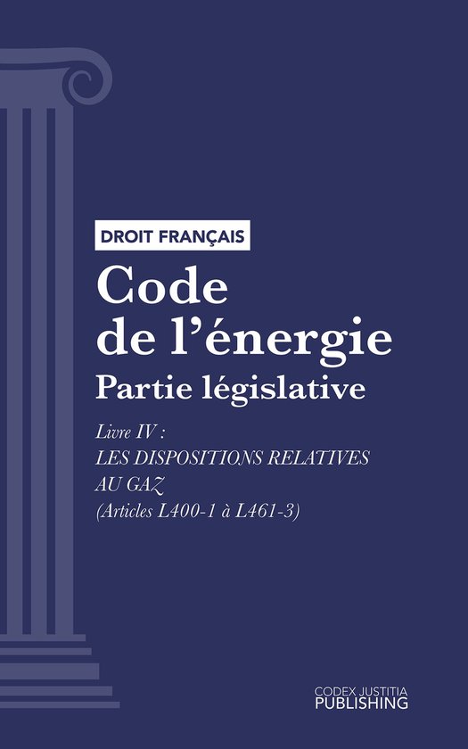 Code de l'énergie - cover