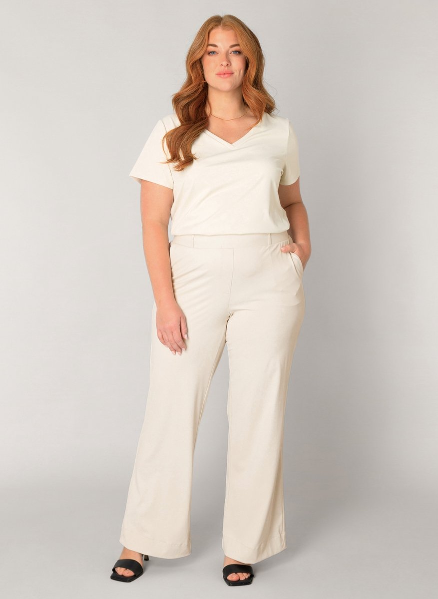 BASE LEVEL CURVY Lori Bottoms - Sand - maat W2(50) / L32
