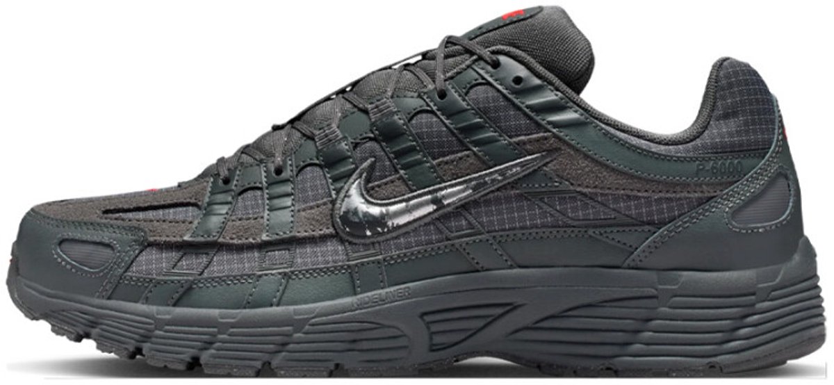 Nike P-6000 Premium Iron Metallic Sneakers Unisex Grijs
