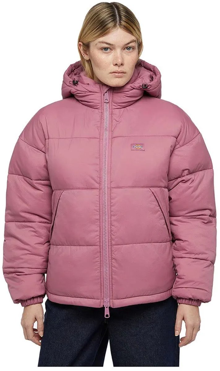 Dickies Alatna Oversized Doudoune S Vrouw Mellow Mauve