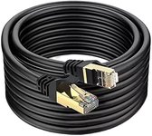 Nexara - Internetkabel 30 Meter - LAN Kabel CAT7 - UTP Kabel - Ethernet Cable - Zwart