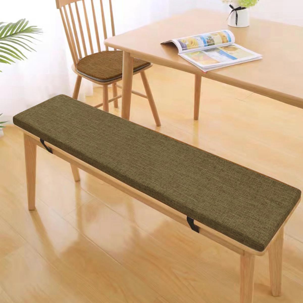 Zitkussen voor buiten, 3 cm dik, wasbaar en antislip, ideaal voor banken en stoelen