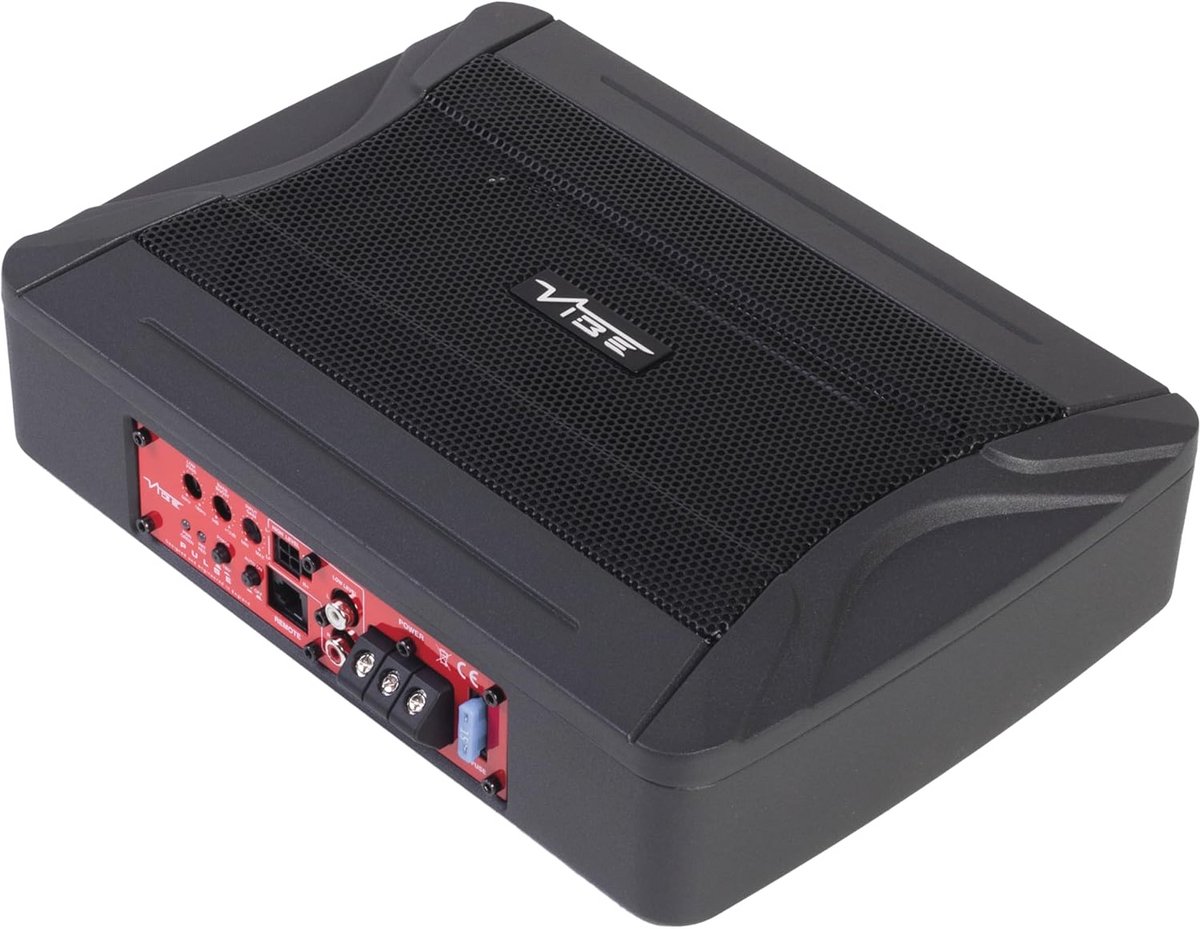 Ultra Slim Compact Actief Subwoofer Systeem voor Auto - 240 W