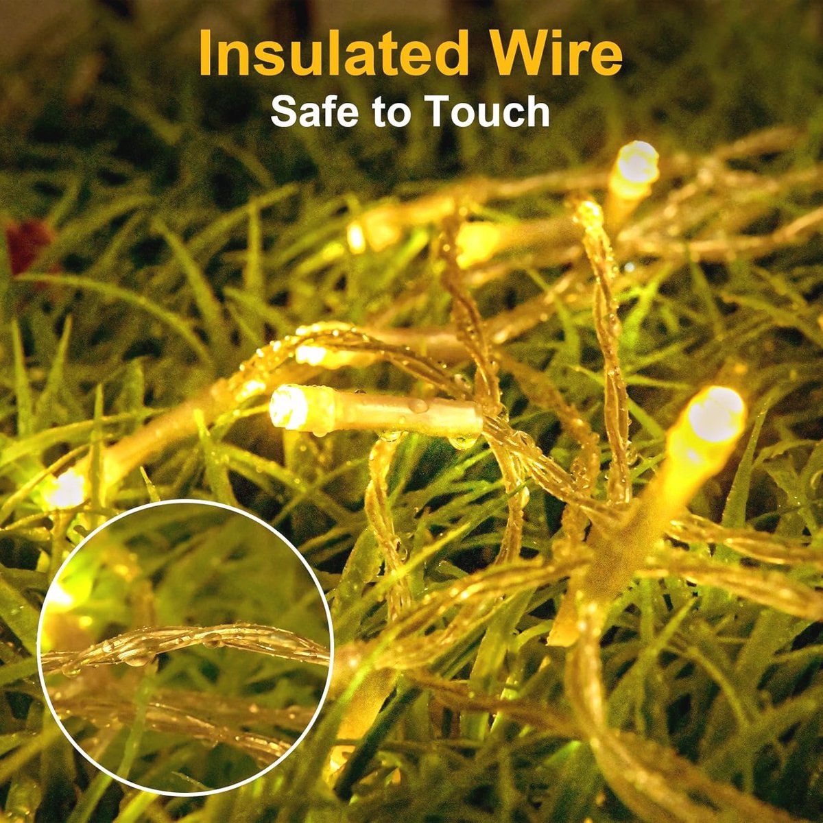 Waterdicht led-lichtsnoer voor buiten en binnen - 2m, 20 leds met timer voor sfeervolle decoratie — cadeau in Wonen & Interieur - foto 2
