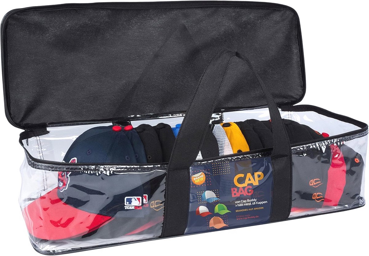 Hoedentas voor 20 Baseballpetten - Perfecte Opberging en Bescherming