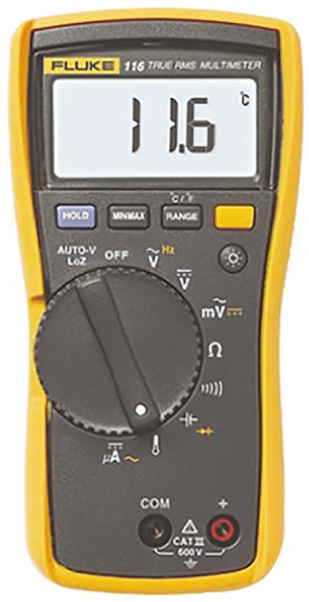 Digitale multimeter met temperatuur- en diodetestfunctie voor nauwkeurige metingen