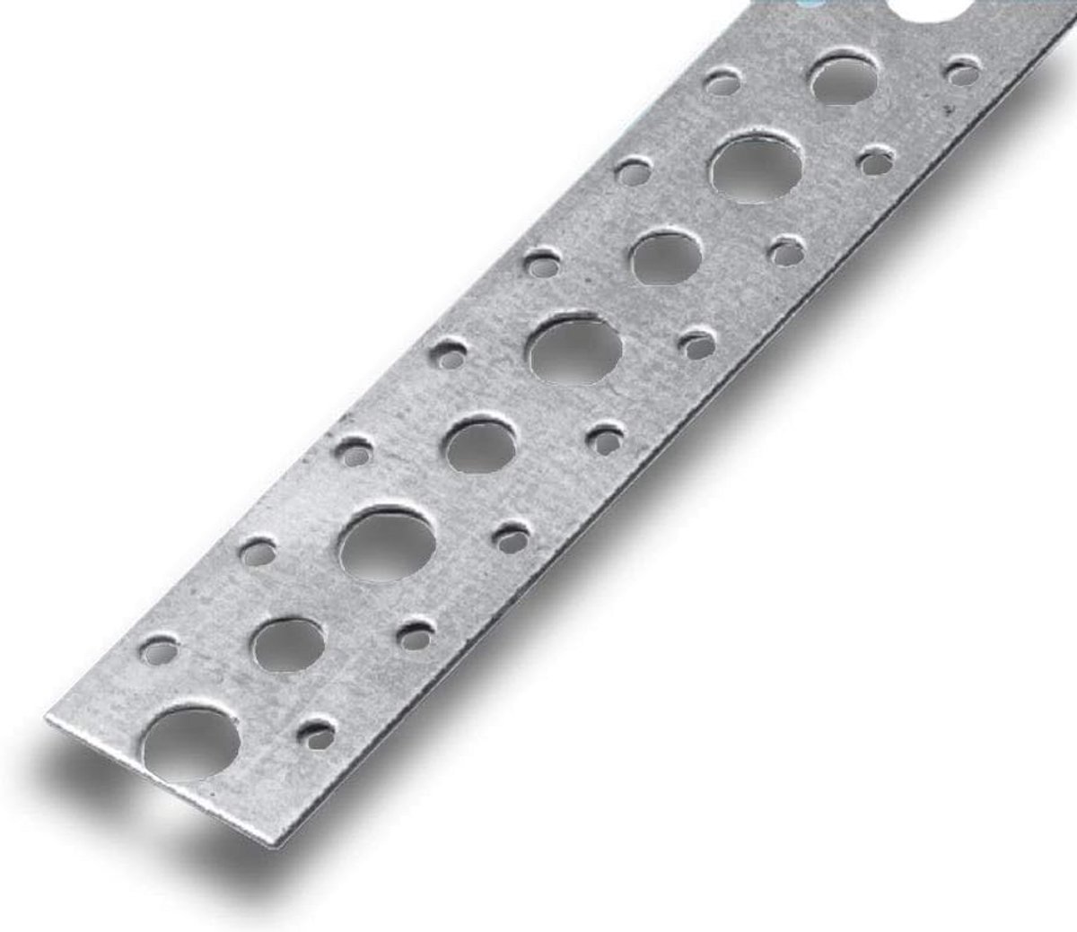 Montagegatband 17 mm - Geperforeerde Nagelband 10 m Verzinckt Staal
