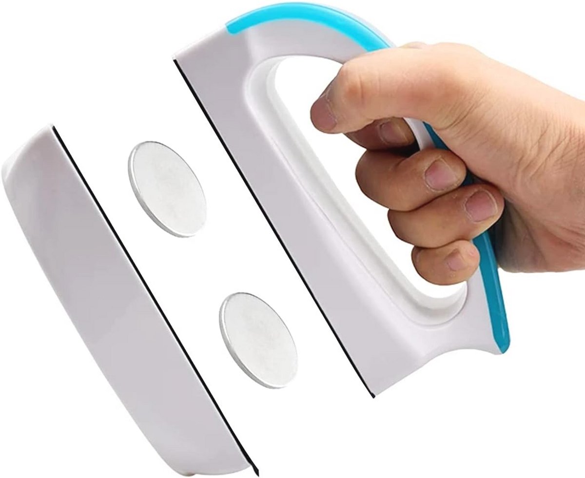 Magnetische Aquariumglasreiniger - Krasbestendige en Antislip Schrobber voor Glazen Aquaria (M)