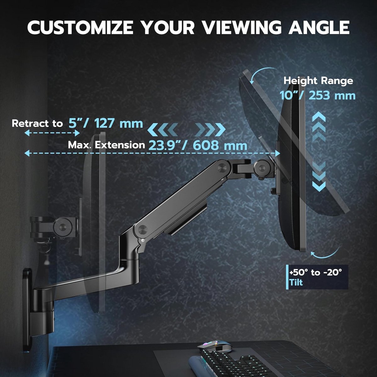 Peerless ST632P SmartMount Muurbeugel VESA 75, 100, 200x100 en