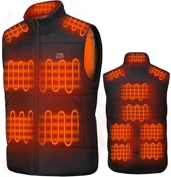 Gilet Chauffant électrique USB, Intelligent Et Léger, Noir, Taille Unique, Neuf Avec étiquettes