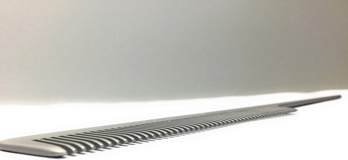 Professionele Antistatische Aluminium Steelkam voor Kappers - 21 cm