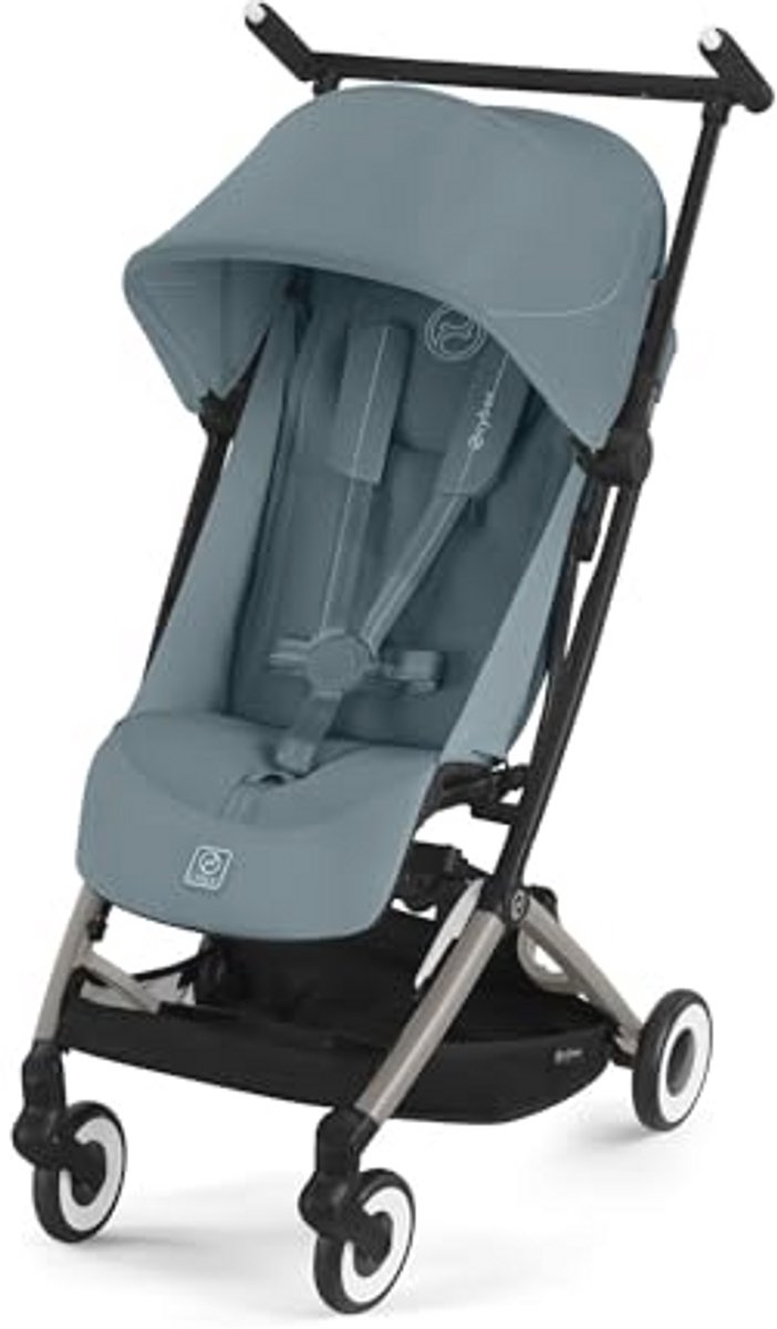 Opvouwbare Kinderwagen in Stormy Blue en Lichtblauw