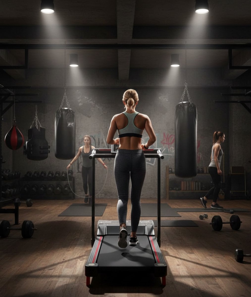 Treadmill Compact Inklapbar – 8 km/u, 2,5 PK Motor, 5° Neigung, 6-fach Stoßdämpfer, LED-Display, Silent Walking Pad für Zuhause & Büro – Altameubel