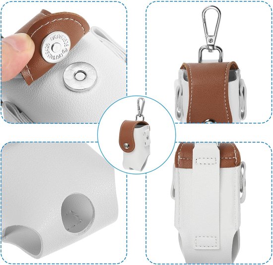 1 stuk, golftas, Golf，sportaccessoires，opberghoes voor haringen, opbergtas, heuptas, mini-versie, draagbare heuptas, geschikt voor buitensporten, bruin, 9,5*4,9*4,5 cm van Merkloos — afbeelding 5